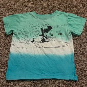 Mickey Mouse Kids Surfing Graphic Tee